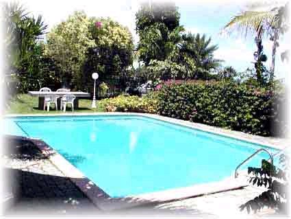 piscine privée bungalow sainte anne guadeloupe